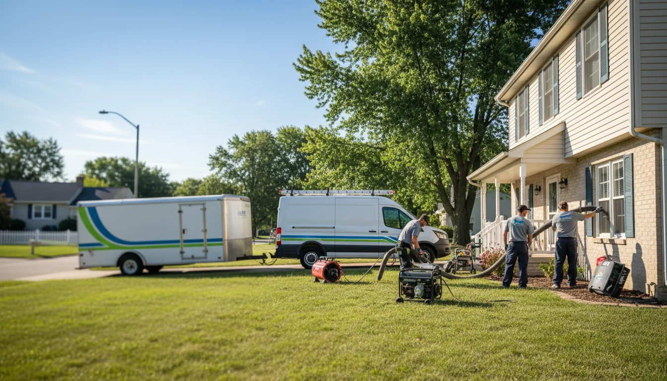 Flooded Basement Restoration And Cleanup With Repair in Windsor, OH near me